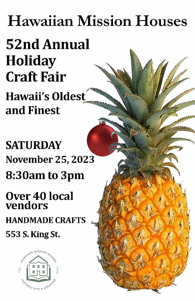 52nd Annual Holiday Craft Fair Go Hawaii