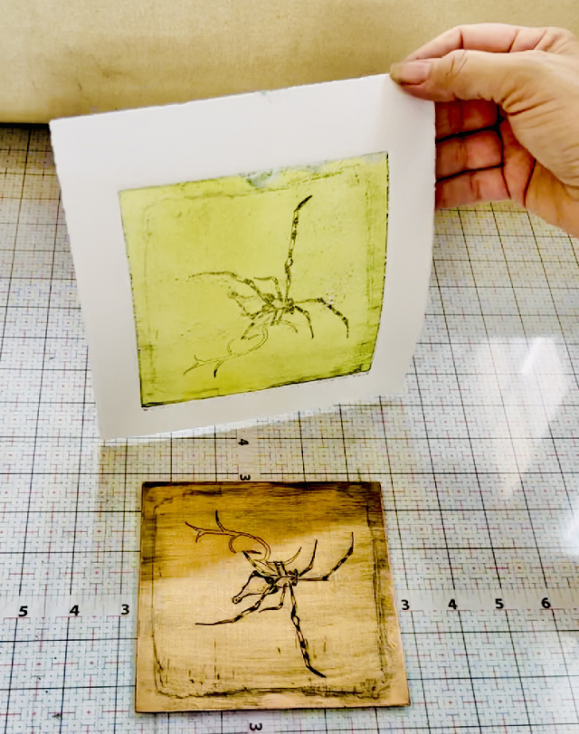 Hard Ground Copper Etching Go Hawaii