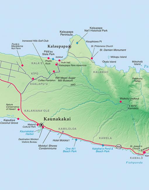 Map of Molokai