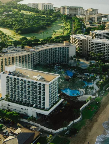 Kananapali Aerial shot