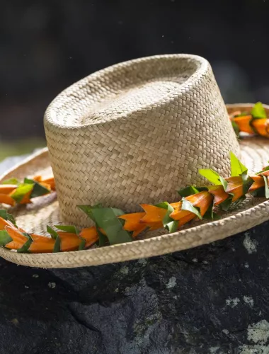 Hawaiian straw hat
