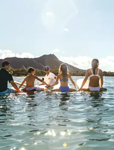 Family surf lesson Family surf lesson