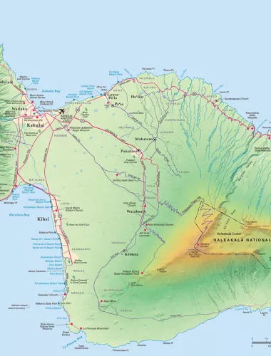 Map of Maui