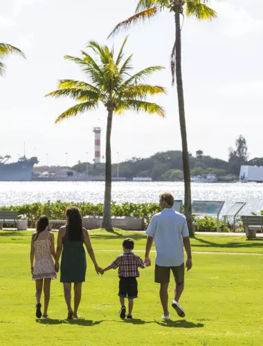 Family at Pearl Harbor