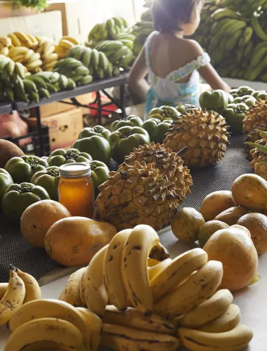 Fresh produce at the market