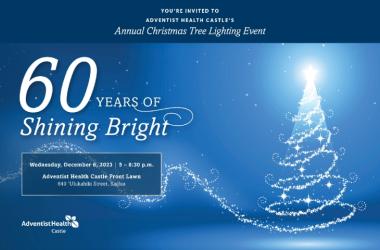 Adventist Health Castle’s Annual Christmas Tree Lighting
