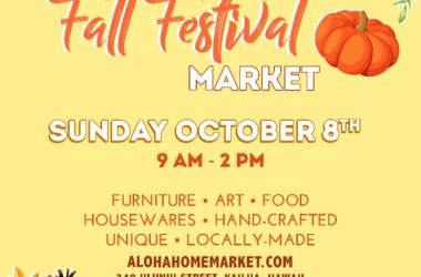 Aloha Home Market Kailua - Fall Festival Market