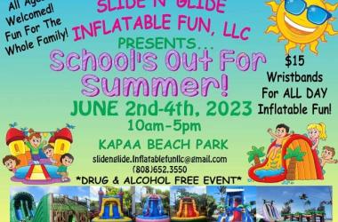 SCHOOL'S OUT FOR SUMMER WEEKEND!