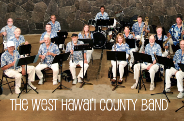 Members of the West Hawai'i County Band