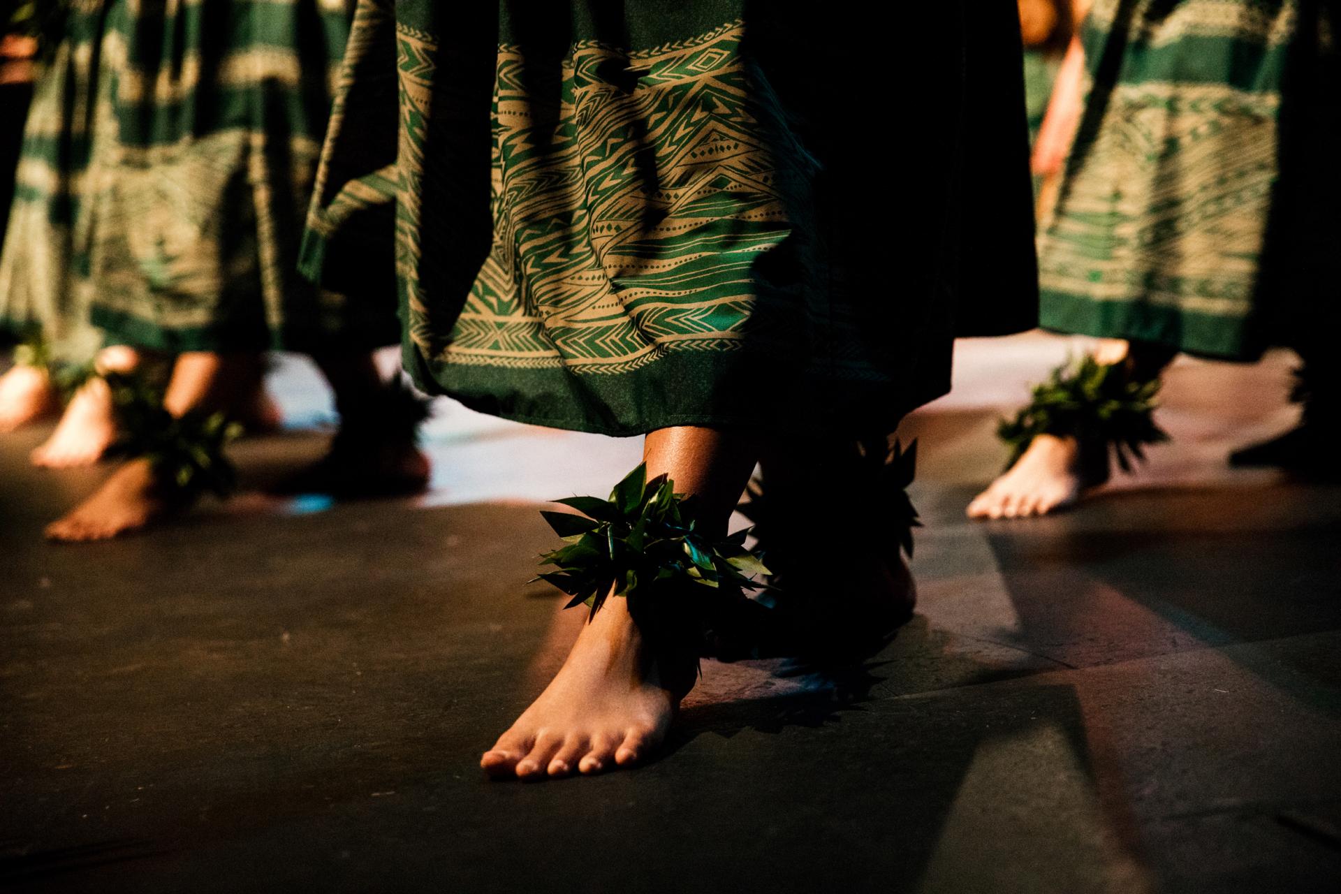 Island dancers train with stars