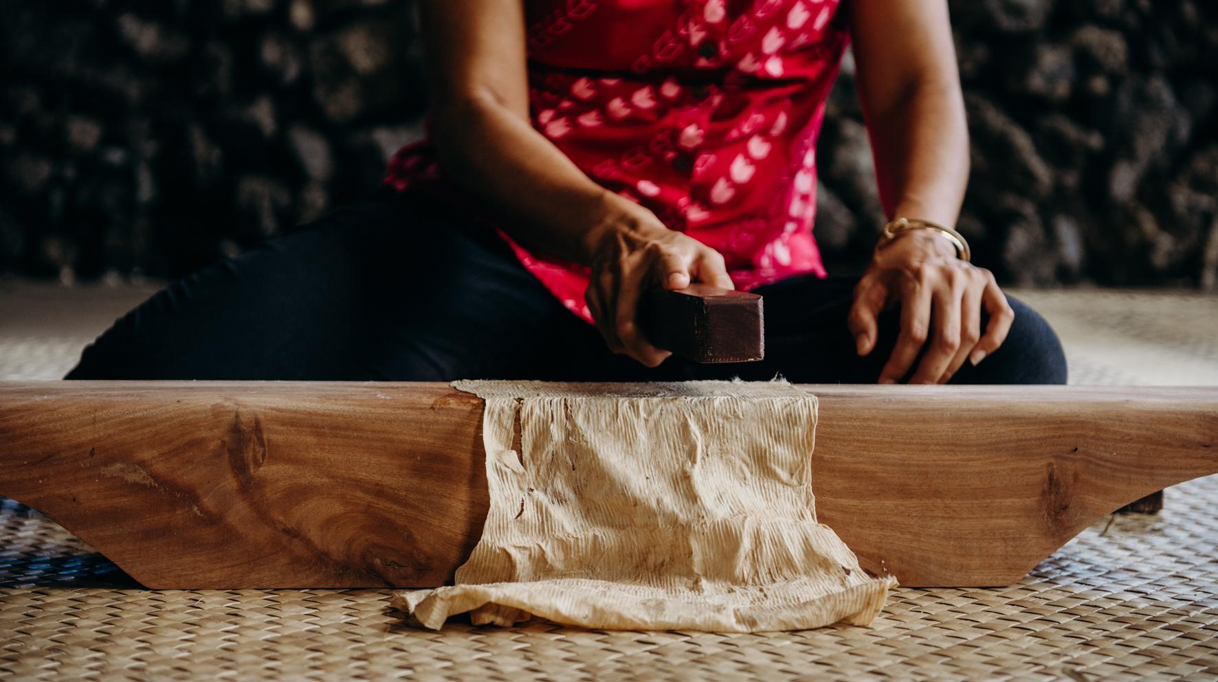 Maui artisans working Maui artisans working