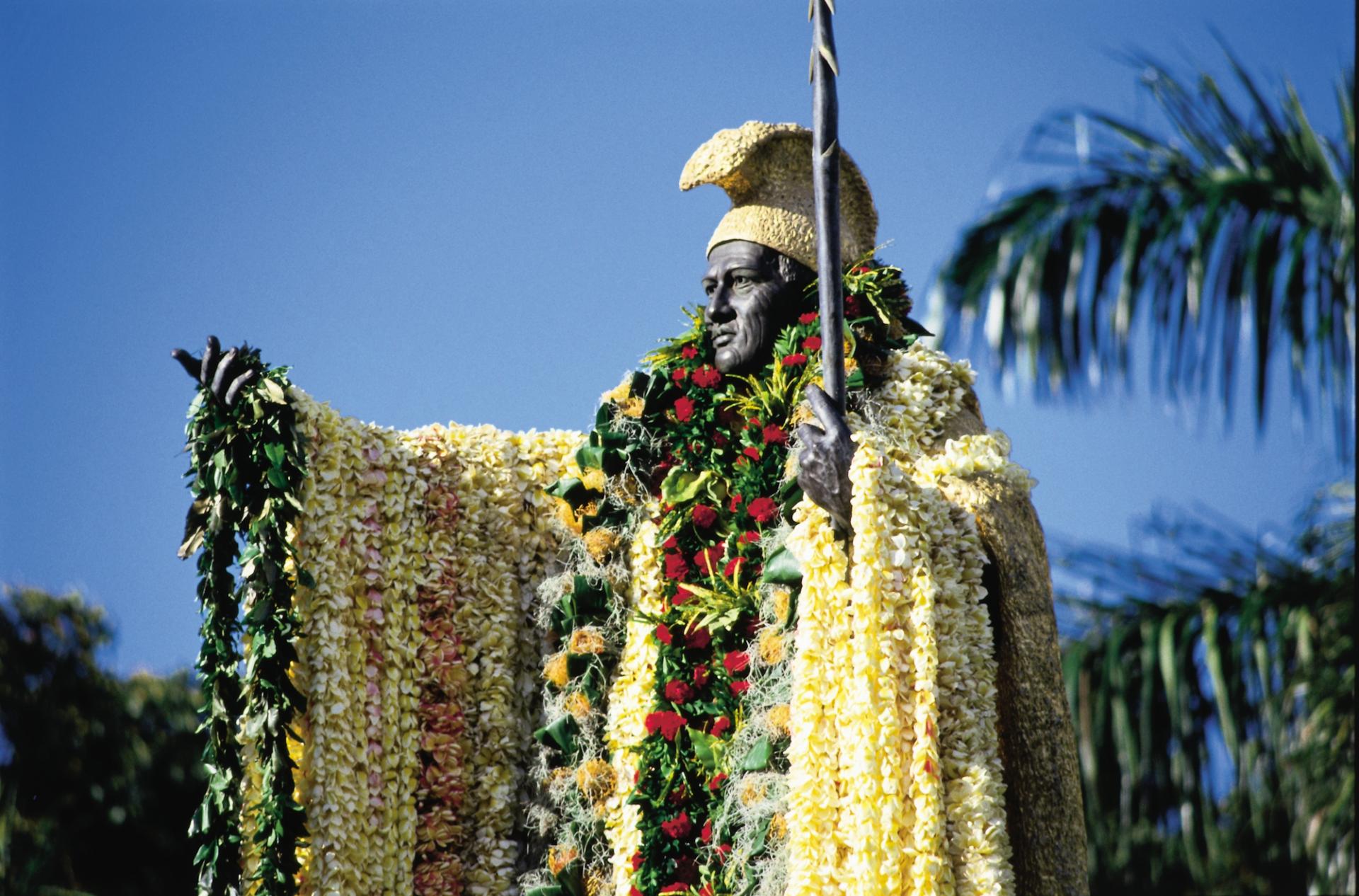 King Kamehameha Auf Hawaii Statue Geschichte Go Hawaii