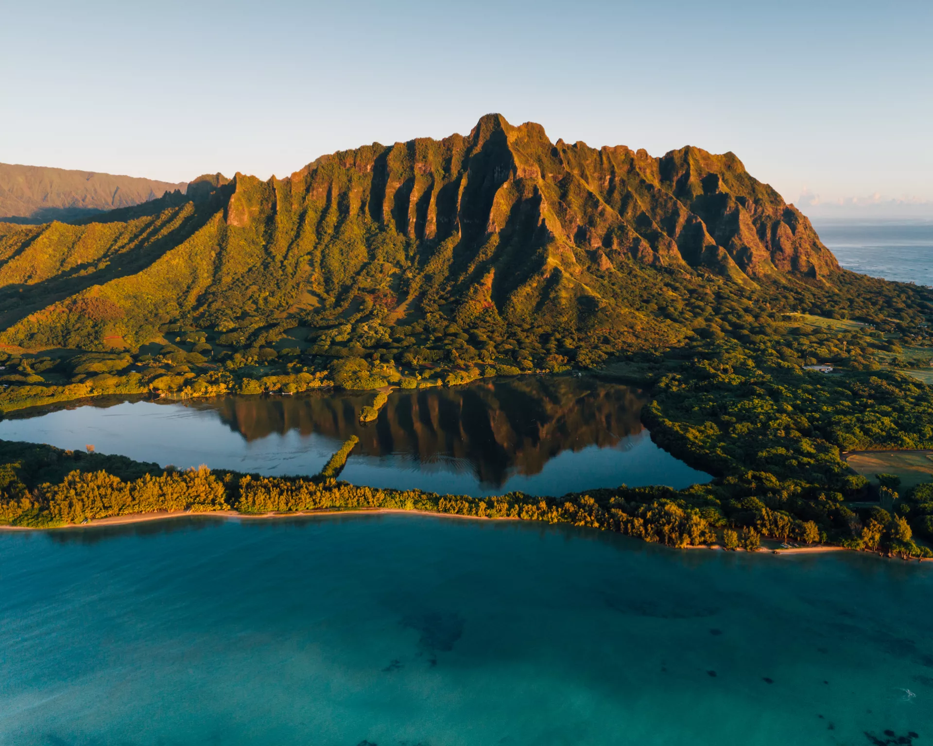 Molii Pond on the Windward Coast Molii Pond on the Windward Coast