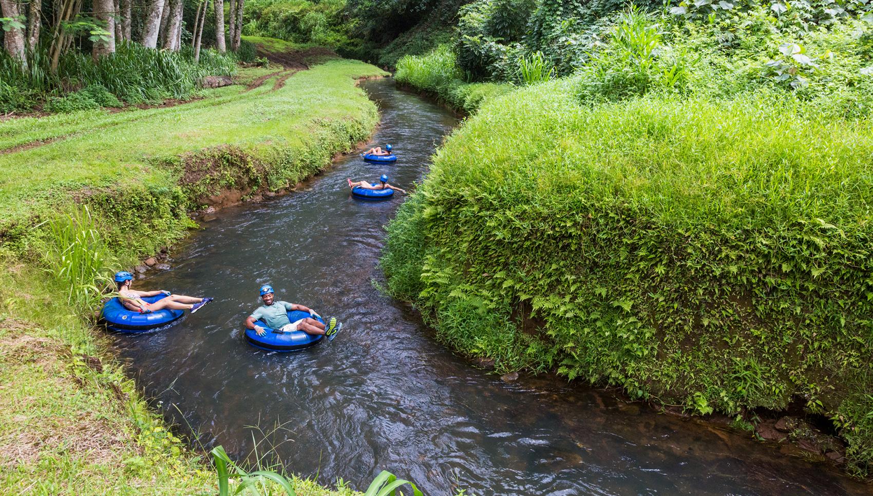 Tubing Through Sugar Cane Kauai