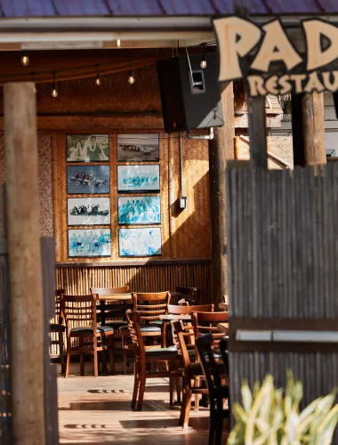 Entrance to a restaurant on Molokaʻi in Hawaiʻi
