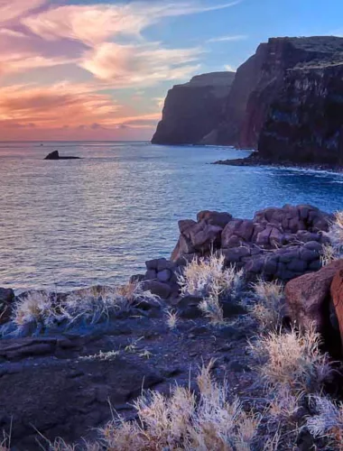 Sunset on the beach off the Hawaiian island of Lanai
