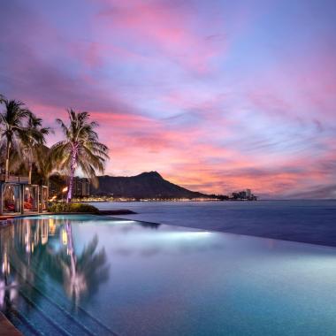 Edge Infinity Pool Sunset