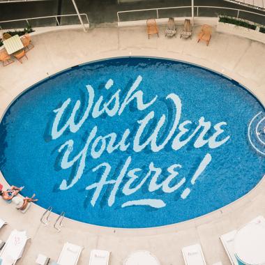 Wish you were here - Outdoor pool at The Surfjack Hotel & Swim Club