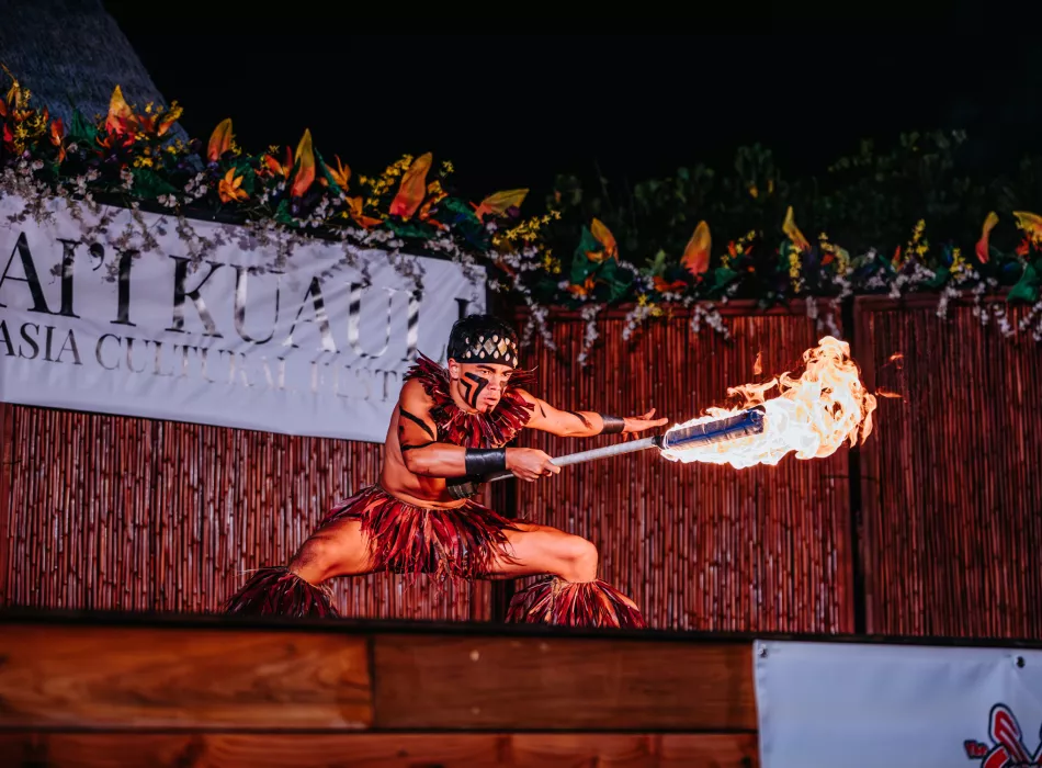 The Le Kaua Ailau Fireknife Competition