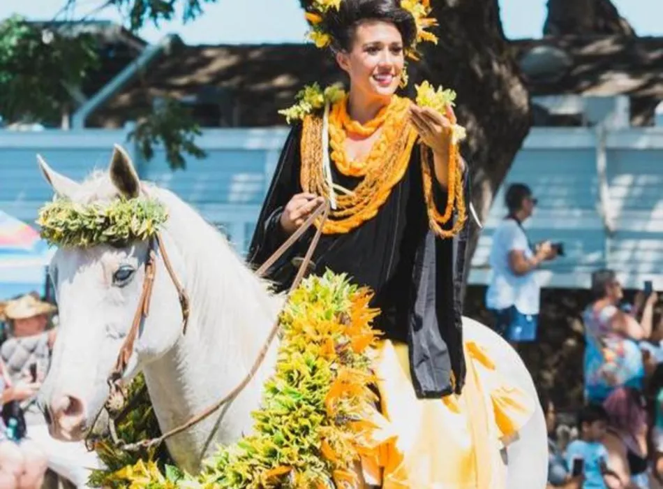 Princess Ashley Branco representing the island of Oâ€˜ahu