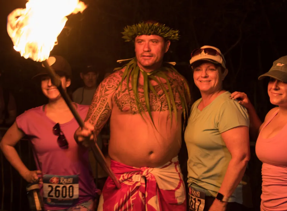 Start line in Poipu.