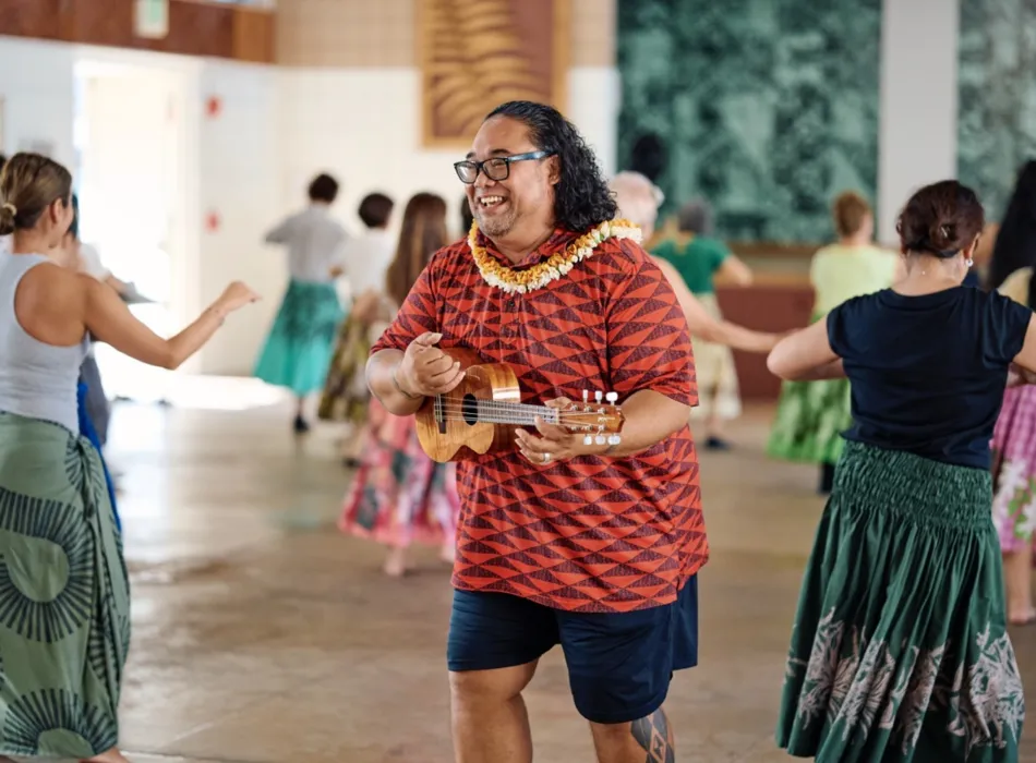 Hula with Nalani Keale at Waikiki Community Center