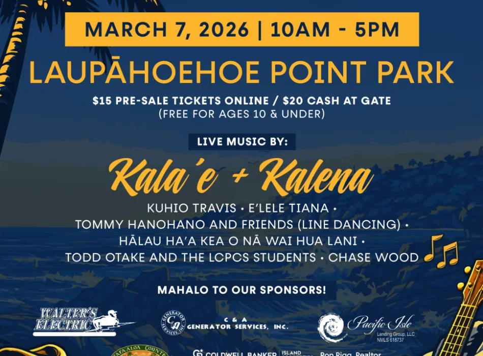 2026 Laupāhoehoe Music Festival