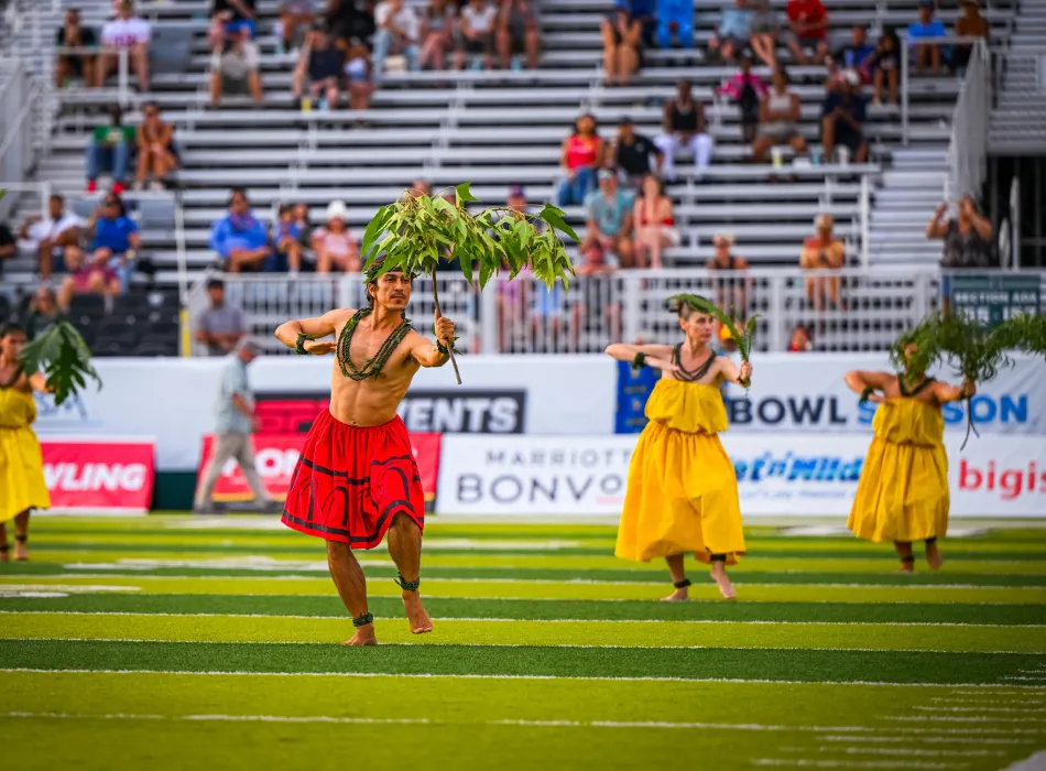 2024 Hula Dancers at Halftime