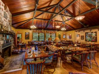 Kilauea Lodge Go Hawaii Kilauea lodge restaurant, thai thai bistro and bar and volcano's lava rock cafe are adjacent to the property. kilauea lodge go hawaii