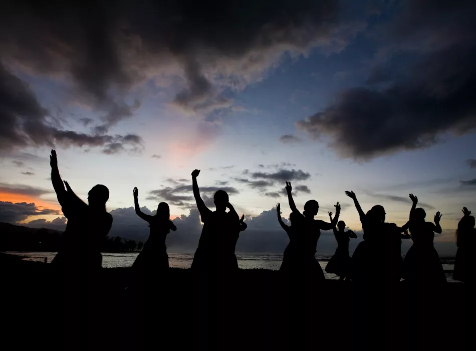 Hula at Sunset