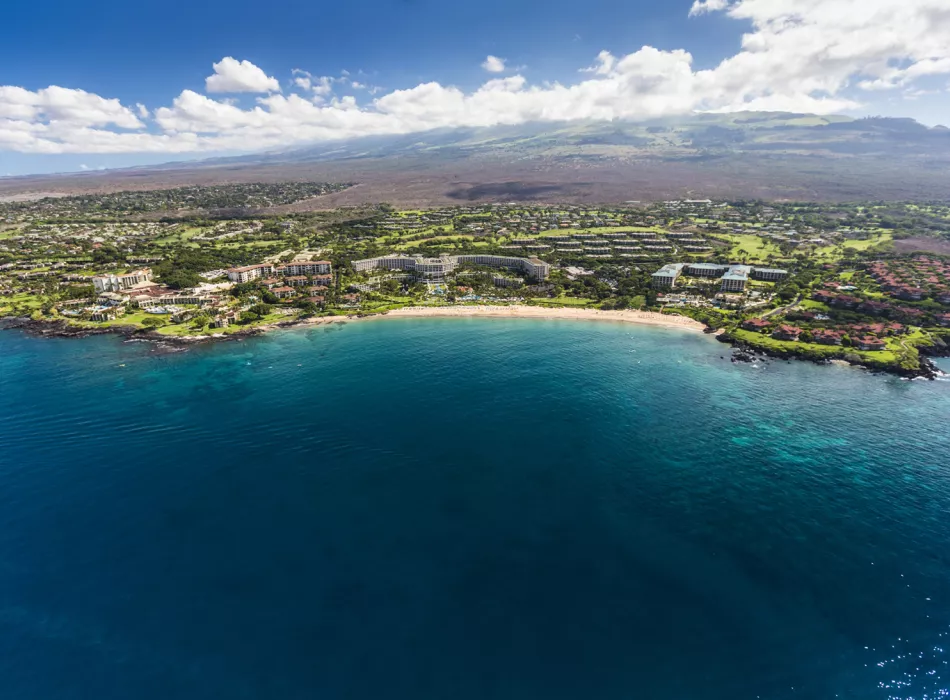 Aerial view of Maui