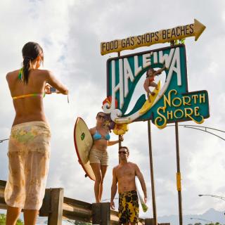 Oʻahu's North Shore is a popular surf destination