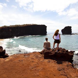 Puʻu Pehe Looking out at Puu Pehe in South Lanai