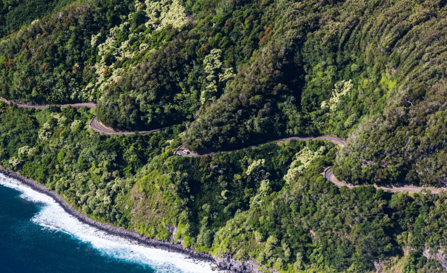 The winding road to Hana