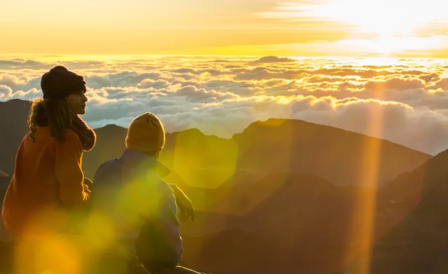 Sunrise atop Haleakala Maui