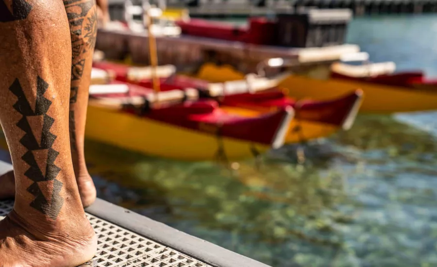 Island of Hawaii Canoe