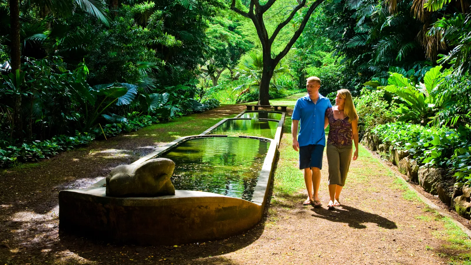 McBryde Garden reflecting pool